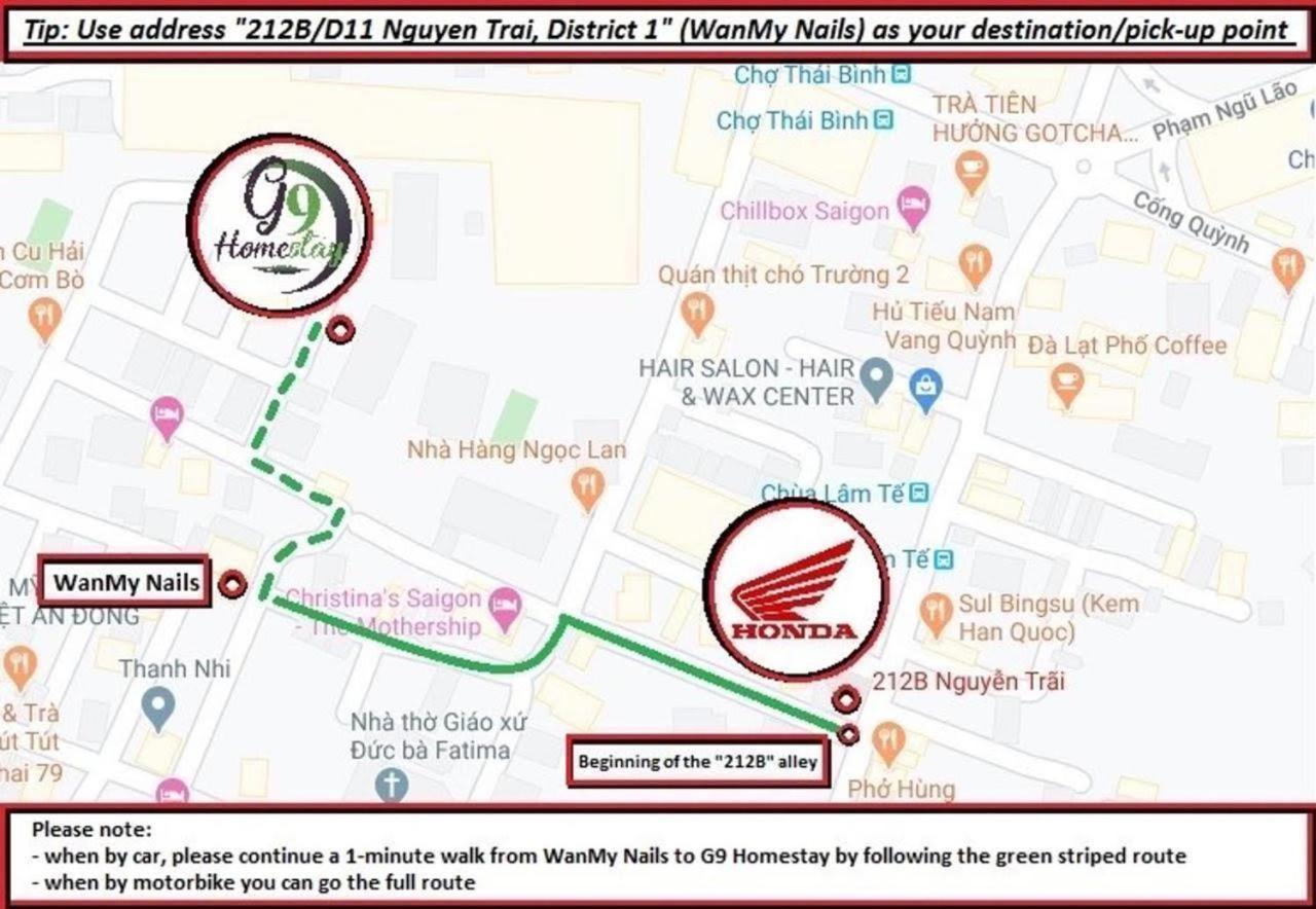 G9 Homestay - Nguyễn Trãi Cidade de Ho Chi Minh Exterior foto